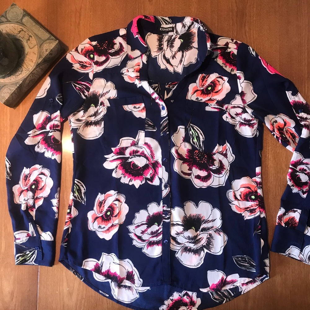 Express floral Portofino shirt